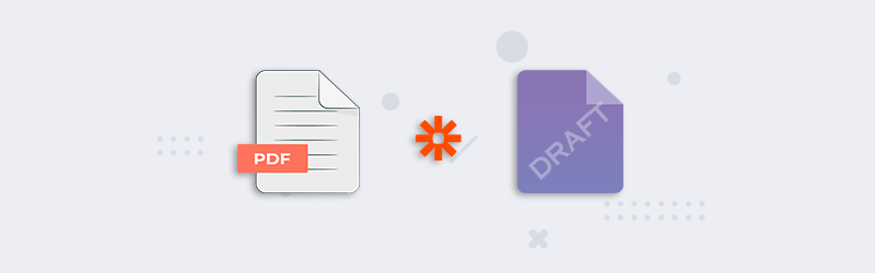 Add Watermark to PDF documents using Zapier and PDF4me