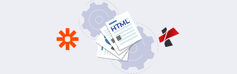 Generate dynamic Invoices with HTML templates in Zapier 