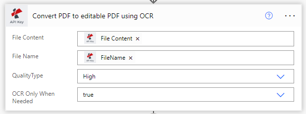 PDF OCR action from PDF4me