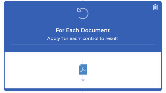 FOre each document control to handle output files individually