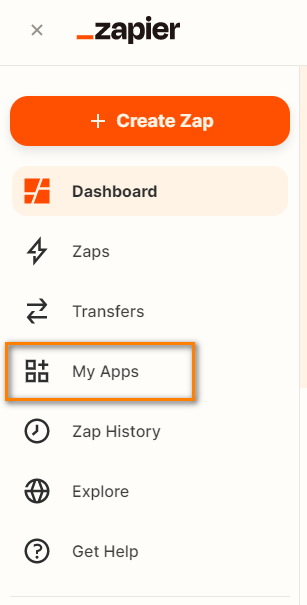 Zapier dashboard