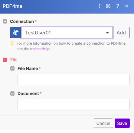 Extract PDF Form Data module in Make