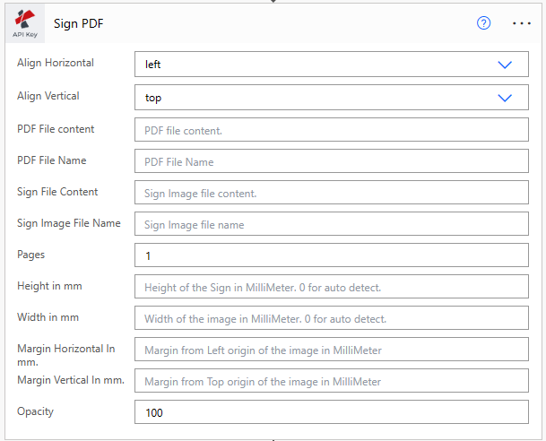 Sign PDF action In Power Automate