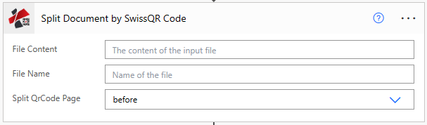 Split By Swiss QR action in Power Automate